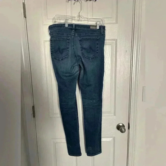 Adriano Goldschmied The Middi Mid Rise Legging Size 31 R. Medium Wash. - Picture 4 of 10